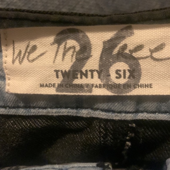 NWT FREE PEOPLE EAST OF EDEN MINI DENIM SKIRT washed black size 26 - Picture 8 of 9